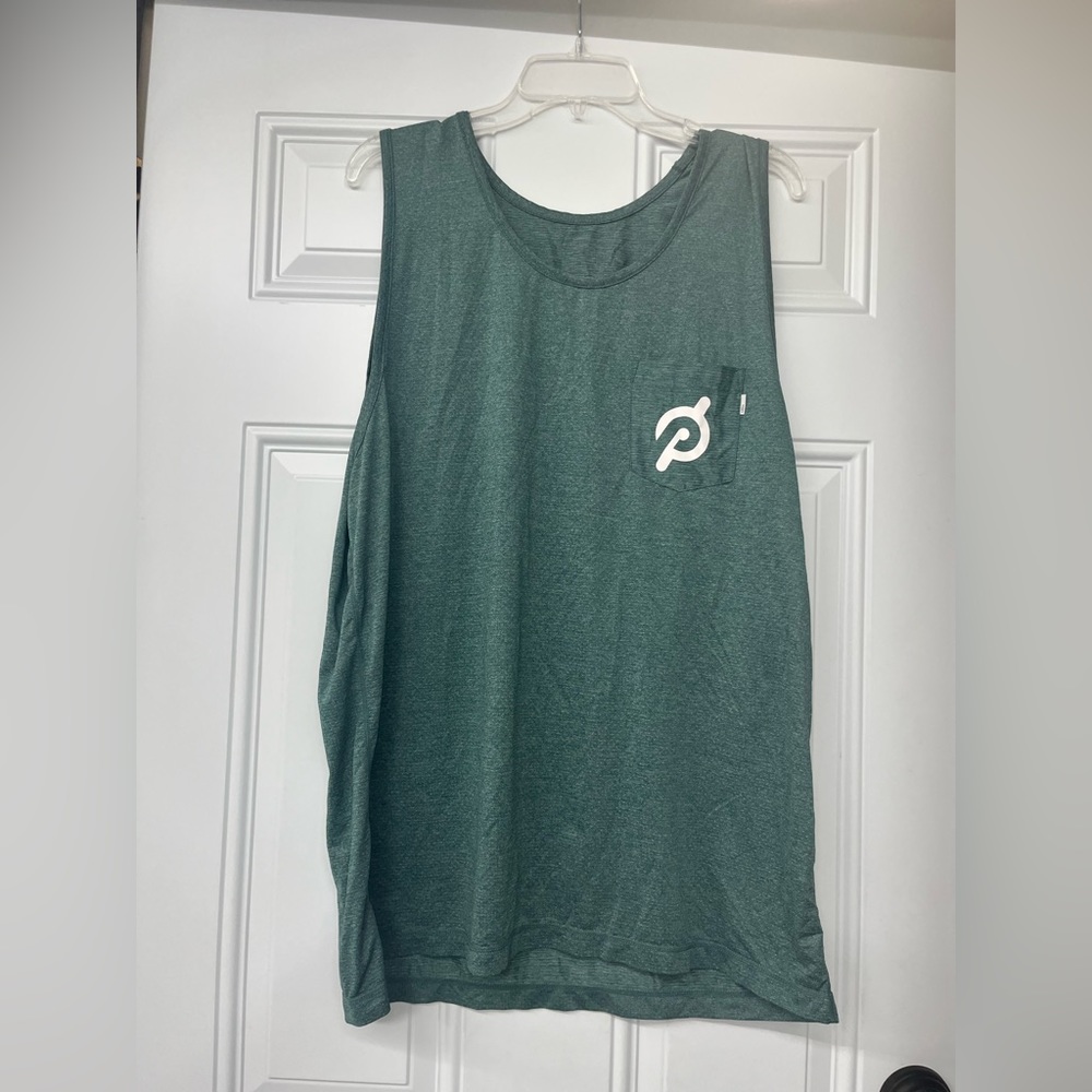 Vuori Green Tank Top with White Logo